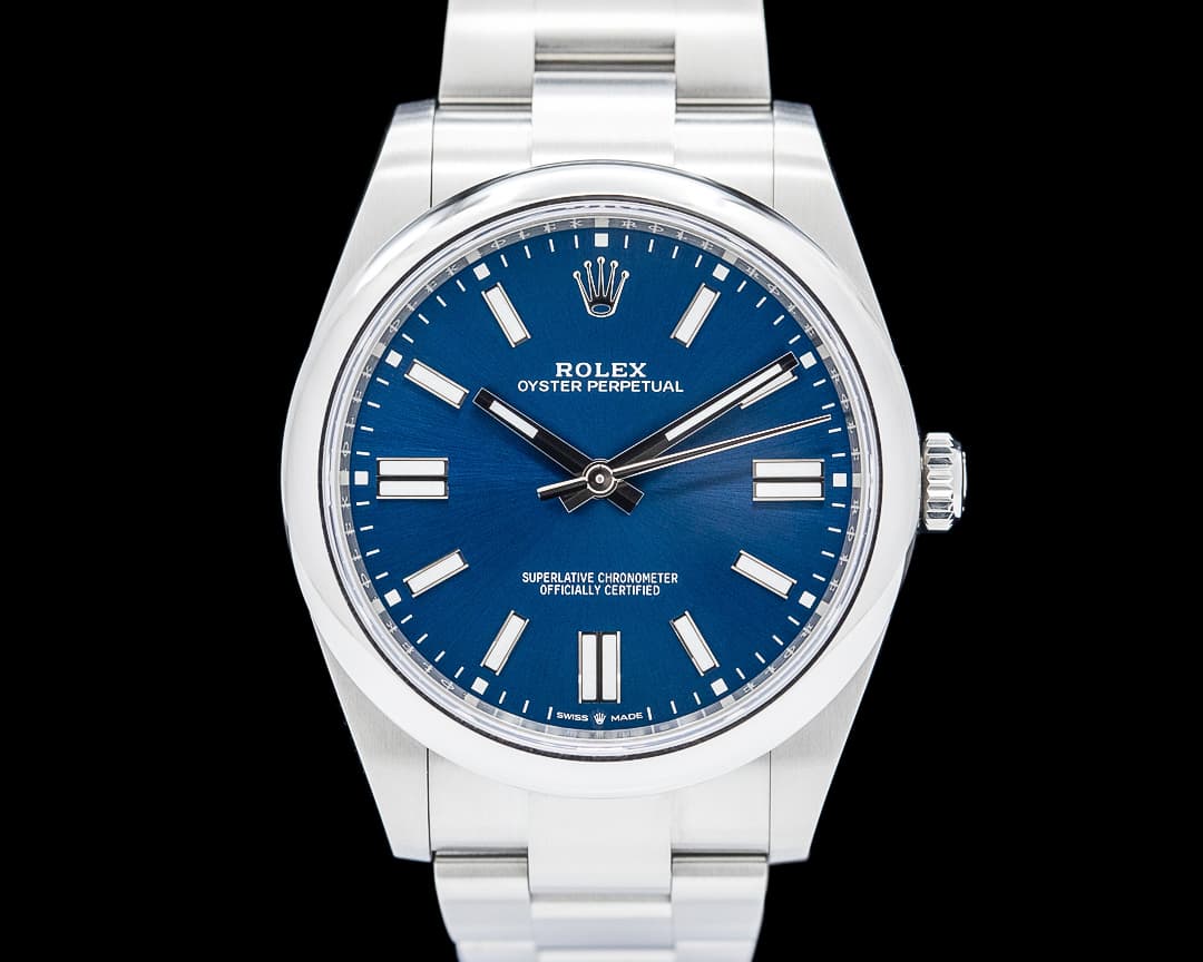 Rolex 124300 Oyster Perpetual SS Blue Dial 2025