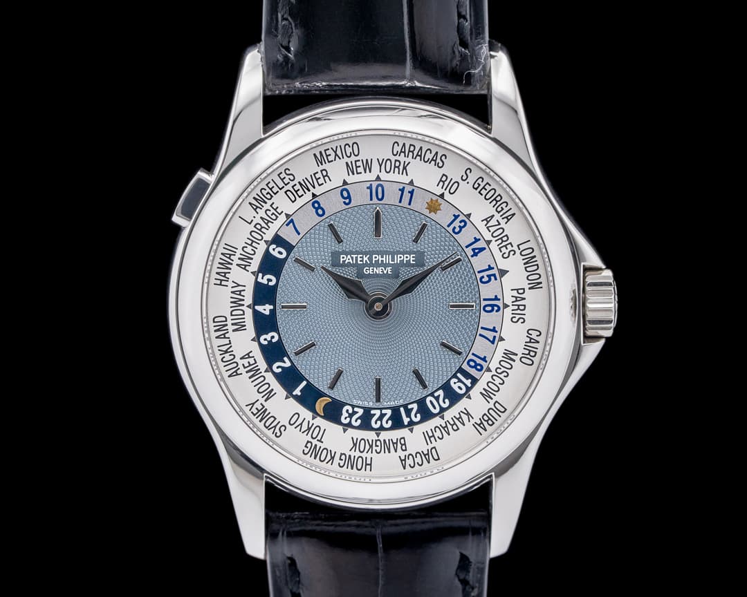 Patek Philippe 5110P World Time Platinum Blue Dial UNWORN