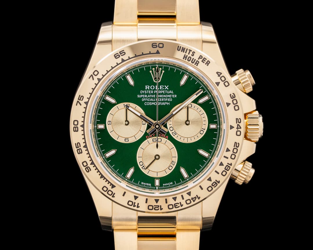 Rolex 126508 Daytona "John Mayer" 18K YG Green Dial NEW 2025 RELEASE UNWORN