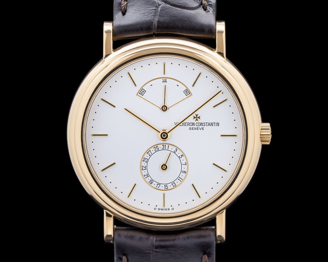 Vacheron Constantin 48101 Historiques Power Reserve 18K Yellow Gold White Dial