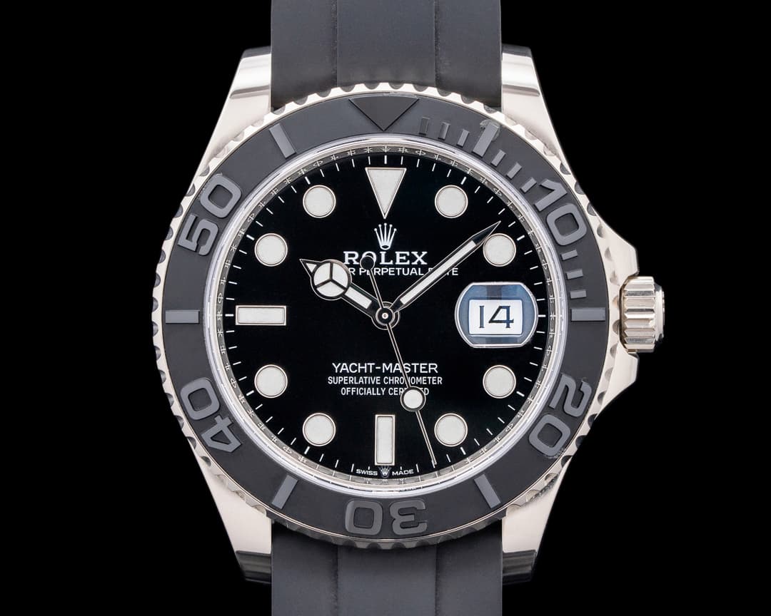 Rolex 226659 Yacht-Master 42 18K White Gold Black Dial