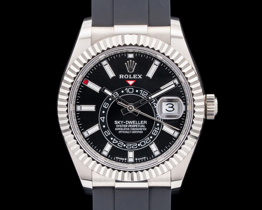 Rolex 336239 Sky-Dweller 18K White Gold Black Dial 2024