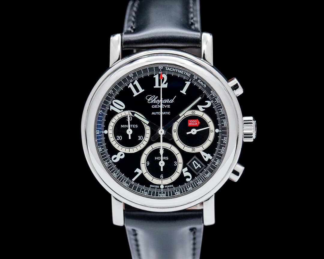 Chopard 168331 Mille Miglia Chronograph SS Black Dial