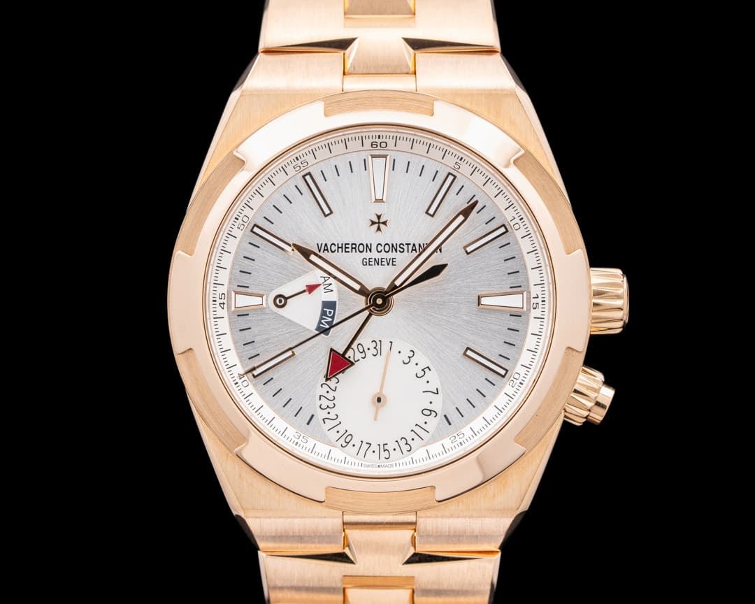 Vacheron Constantin 7900V Overseas Dual Time 18K Rose Gold Silver Dial 2024