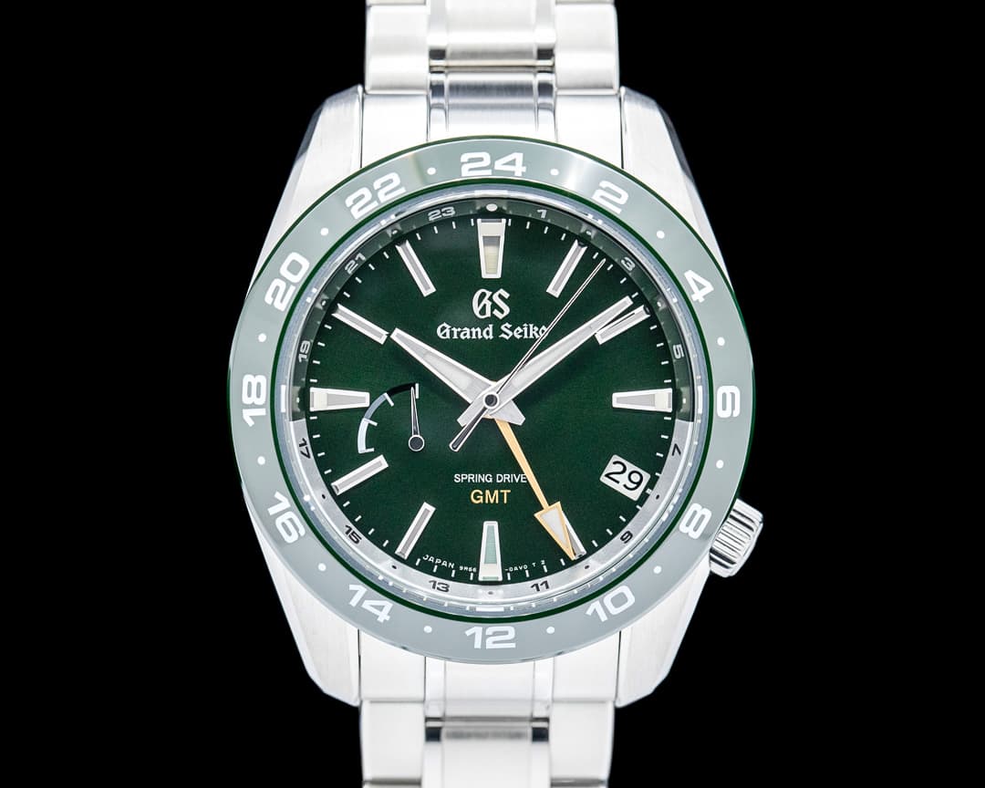 Grand Seiko SBGE257G Spring Drive GMT SS Green Dial