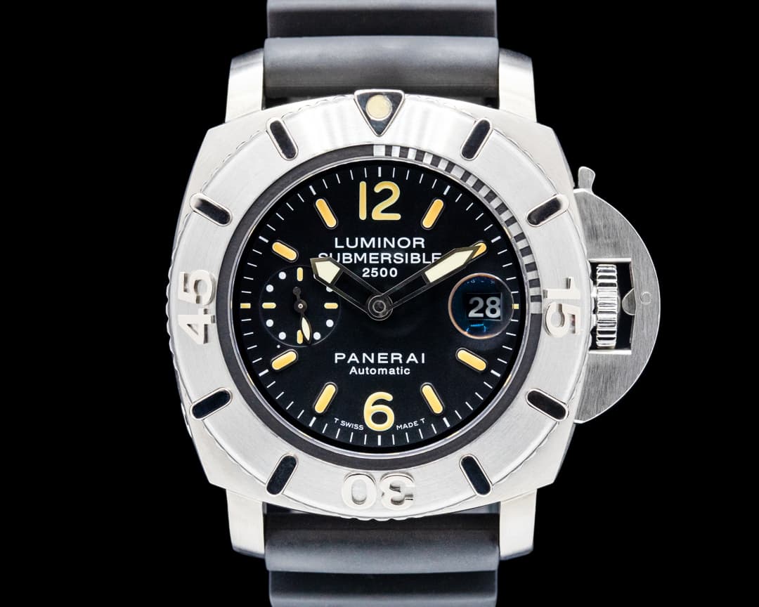 Panerai PAM00194 Luminor Submersible 2500M Titanium Black Dial