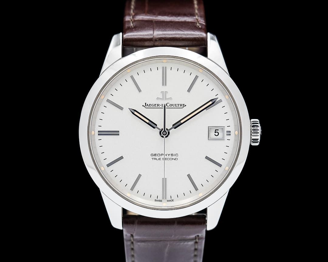 Jaeger LeCoultre Q8018420 Geophysic True Second SS Silver Dial