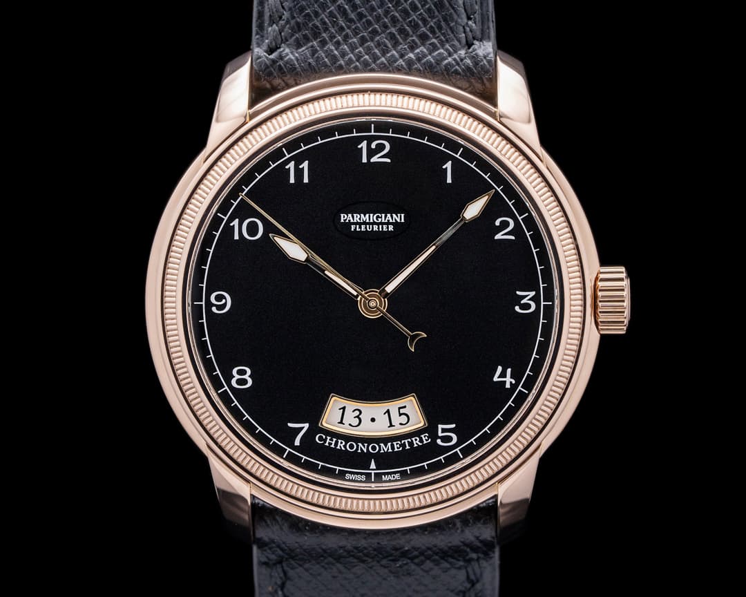 Parmigiani PFC423 Toric Chronometre 18K Rose Gold Black Dial