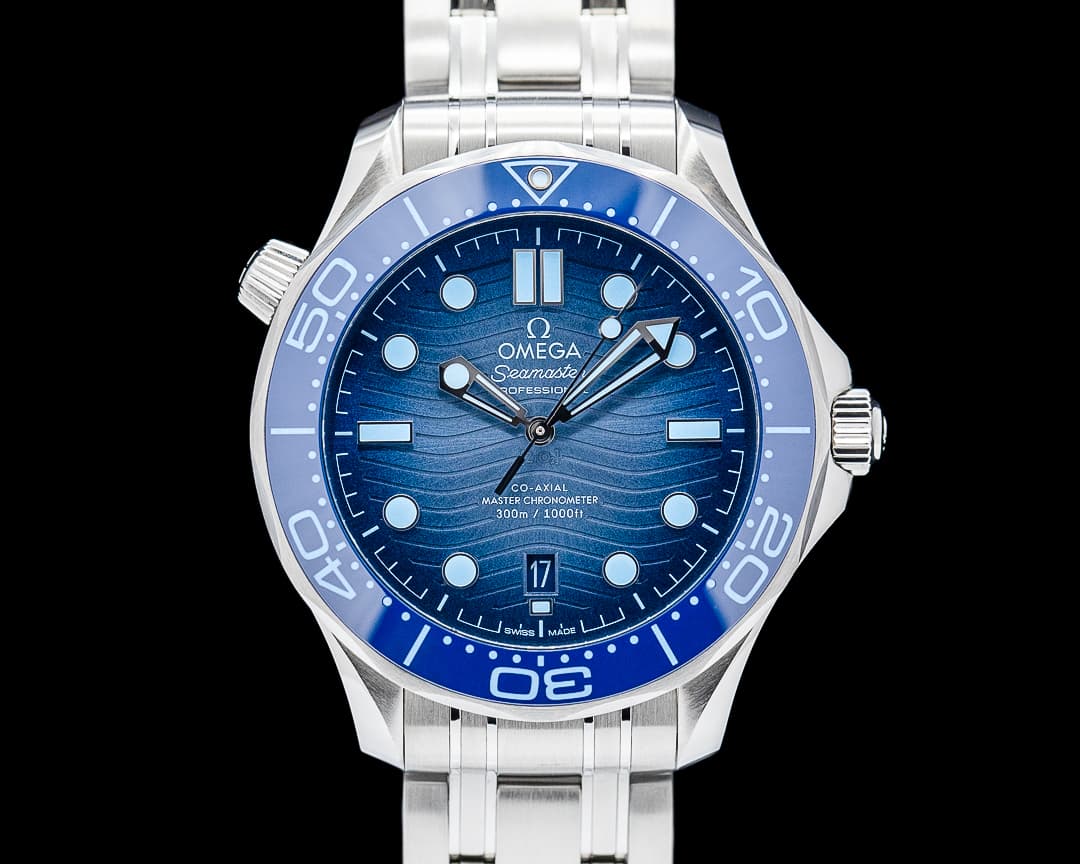 Omega Seamaster Diver 300M SS Summer Blue Ceramic Dial 2025.