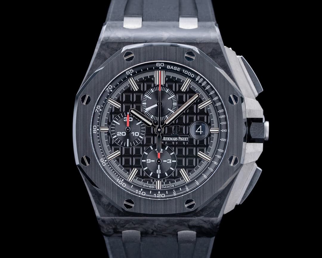 Audemars Piguet 26400AU Royal Oak Offshore Chronograph Carbon Black Dial