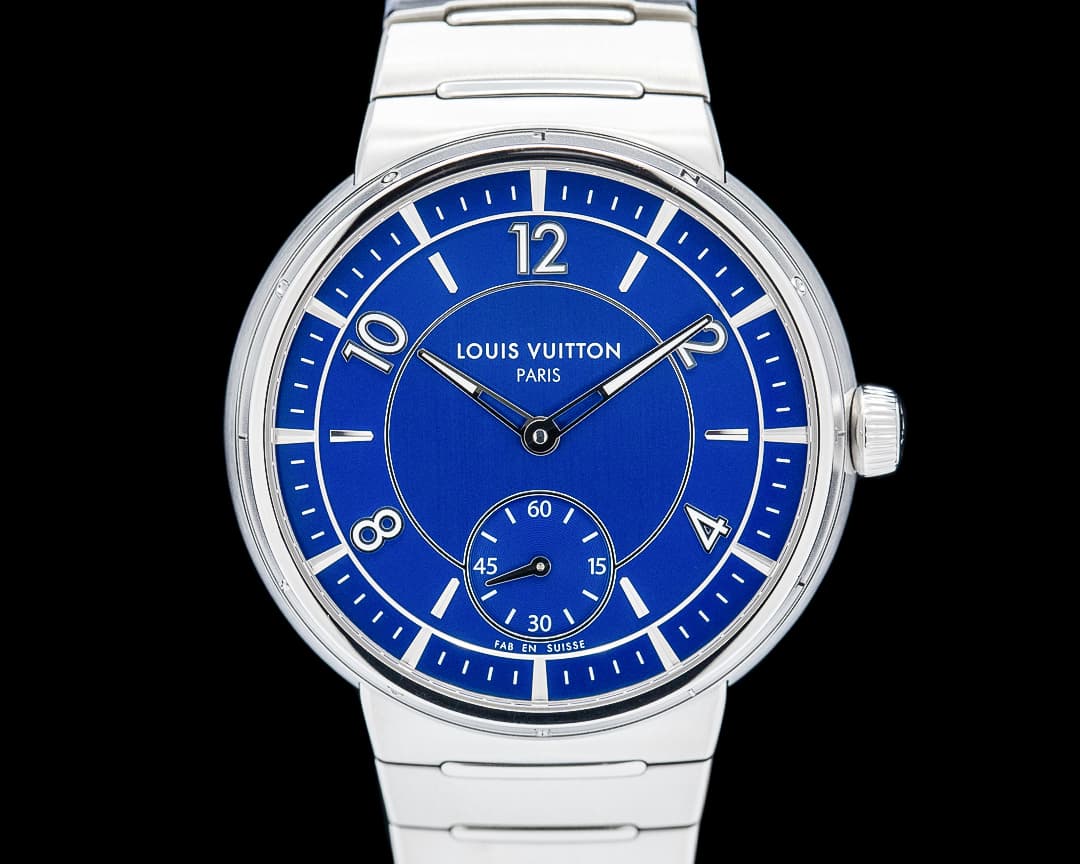 Louis Vuitton W1ST20 Tambour 40MM Automatic SS Blue Dial 2024