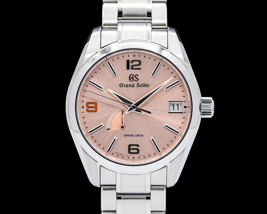Grand Seiko SBGA371 Heritage Spring Drive SS Pink Dial