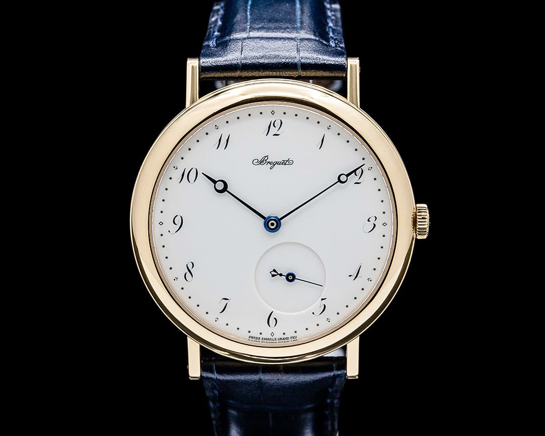 Breguet 5140BA/299/W6 Classique 18K Yellow Gold Enamel Dial