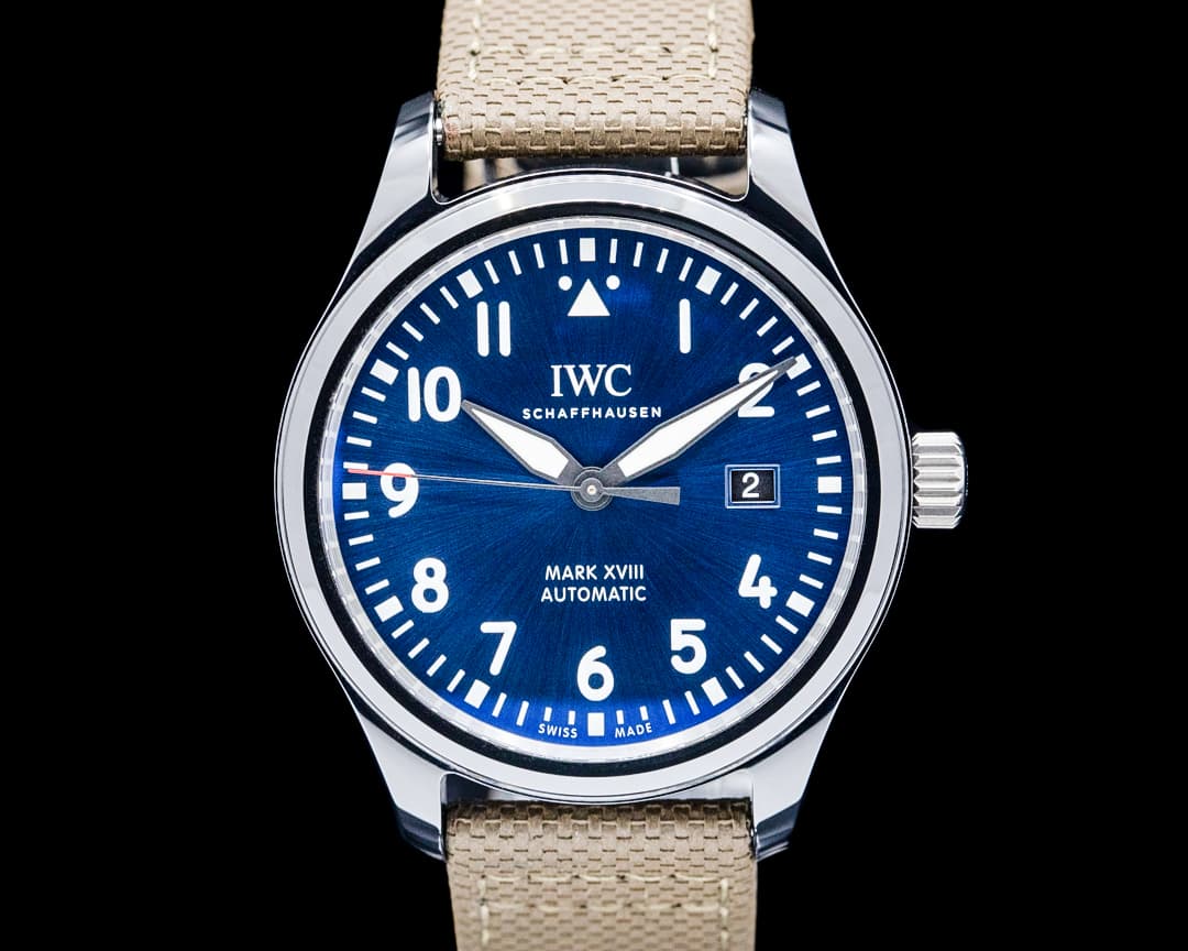 IWC Pilot's Watch Mark XVIII "Laureus Sport for Good" Ceramic Blue Dial