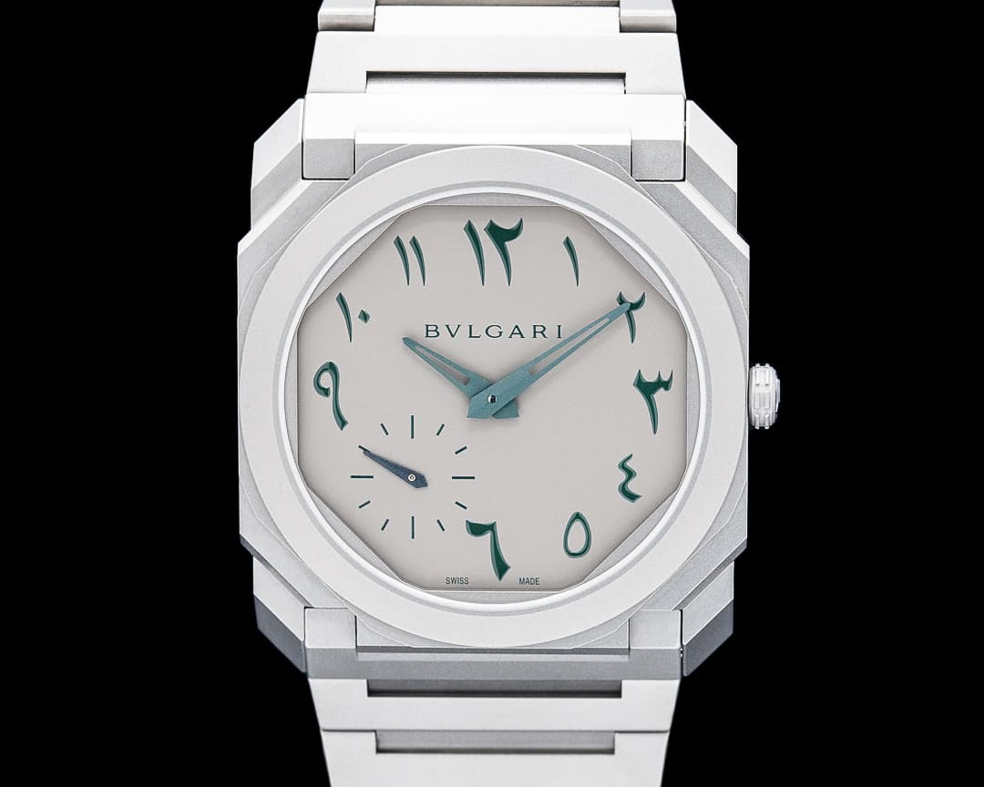 Bulgari 103023 Octo Finissimo Titanium Gray Arabic Dial