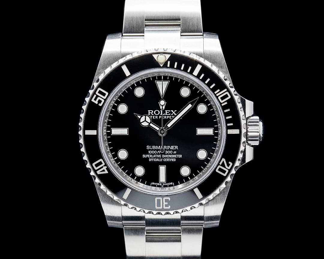Rolex 114060 Submariner Ceramic Bezel SS Black Dial