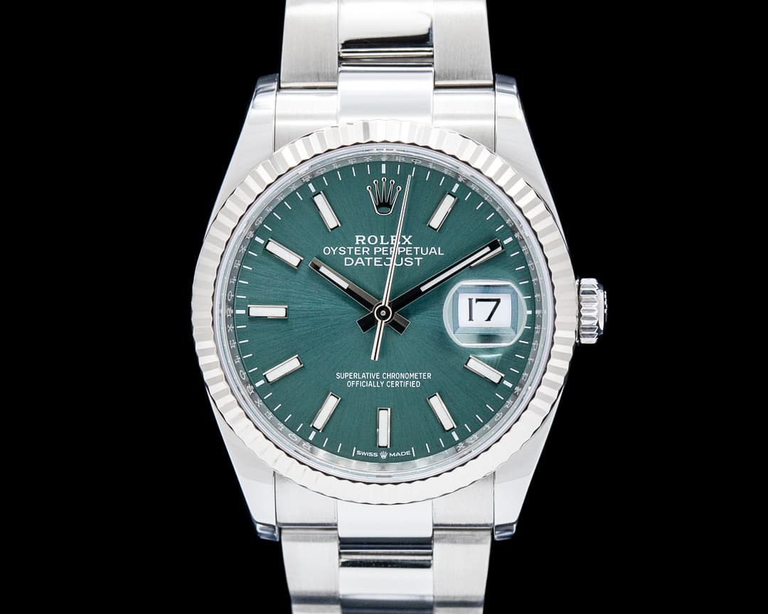 Rolex 126234 Datejust 36MM SS Green Dial