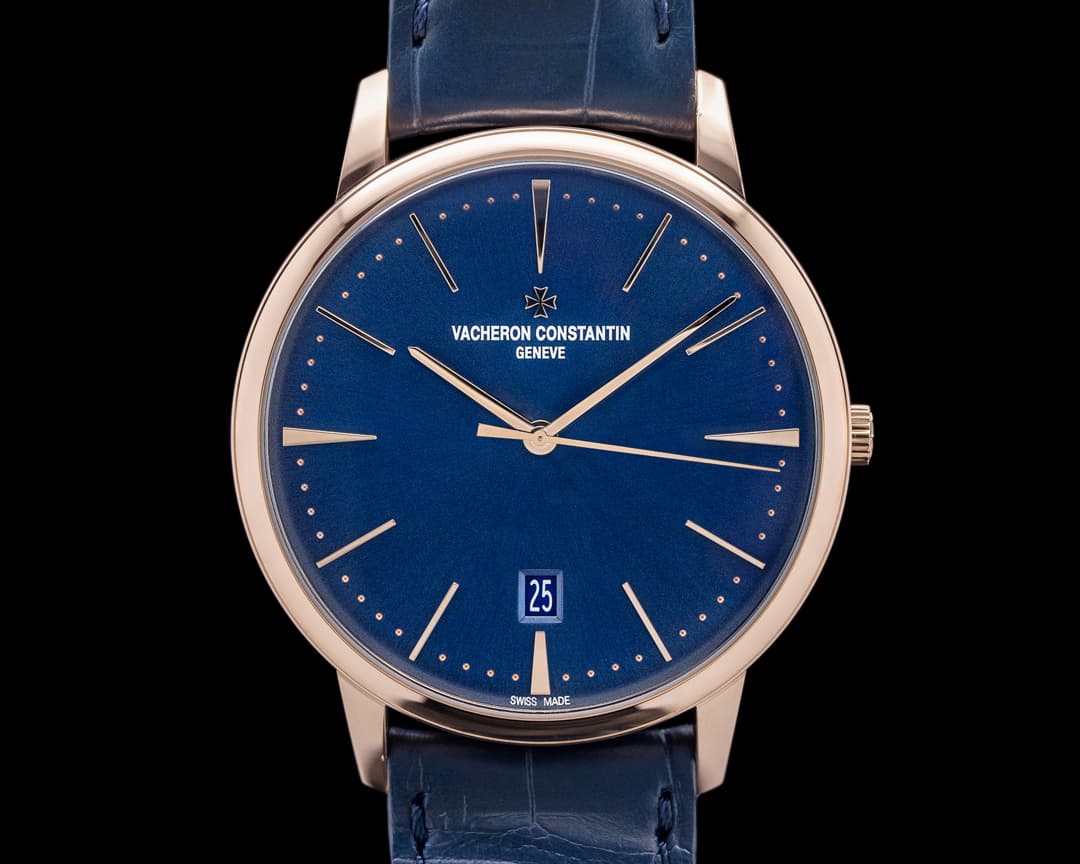 Vacheron Constantin 85180/000R Patrimony 18K Rose Gold Midnight Blue Dial 2024