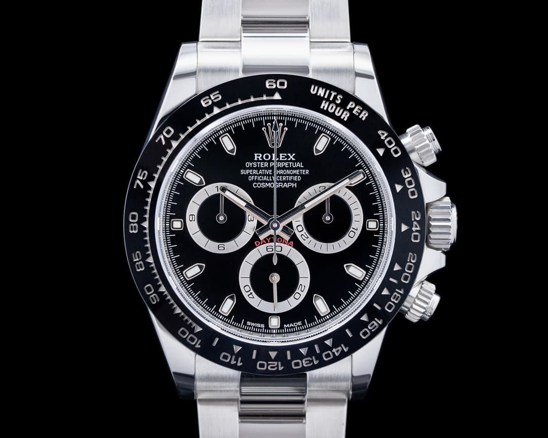 Rolex 116500LN Daytona Ceramic SS Black Dial
