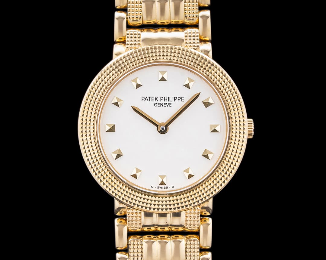 Patek Philippe 4919/008 Ladies Calatrava 18K Yellow Gold Silver Dial
