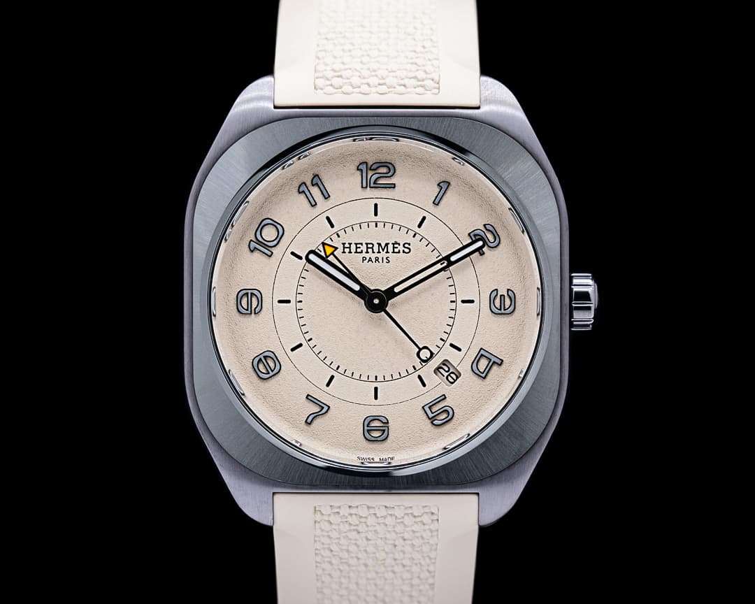 Hermes H08 Titanium / Ceramic Brown Dial Boutique LIMITED