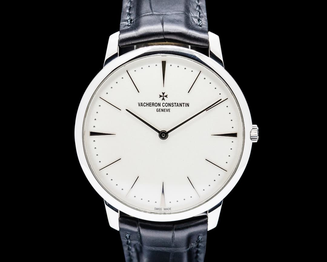 Vacheron Constantin 81180 Patrimony Manual Wind 18K White Gold Silver Dial