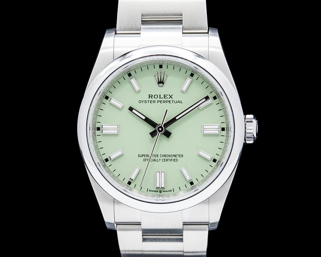 Rolex 126000 Oyster Perpetual SS Green Dial 2025 UNWORN