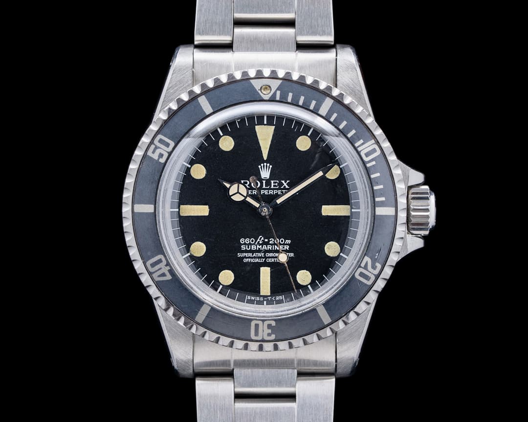 Rolex 5512 Submariner MkII SS Matte Maxi Black Dial Circa. 1973