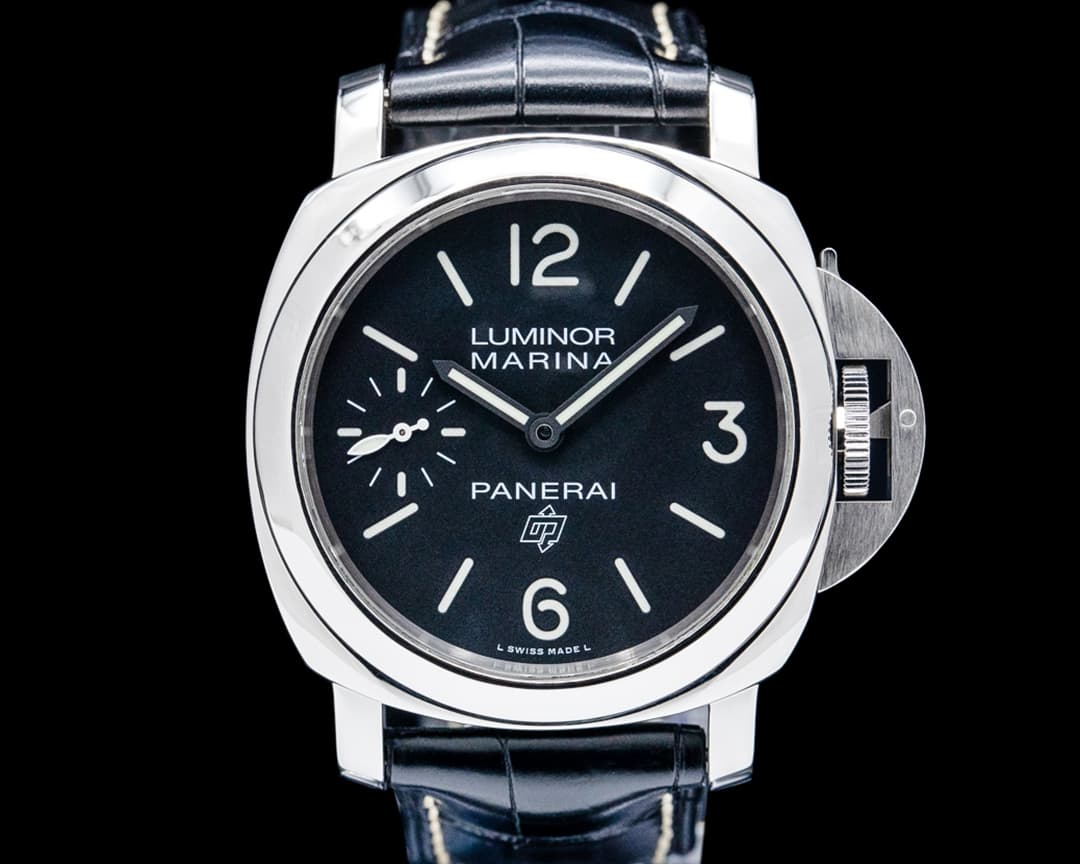 Panerai PAM00776 Luminor Base Logo SS Black Dial