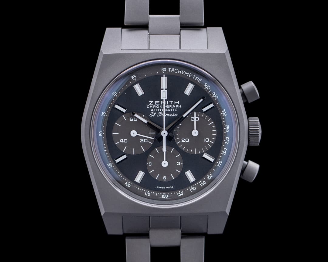 Zenith Chronomaster El Primero A384 Revival Shadow Titanium Black Dial 2025