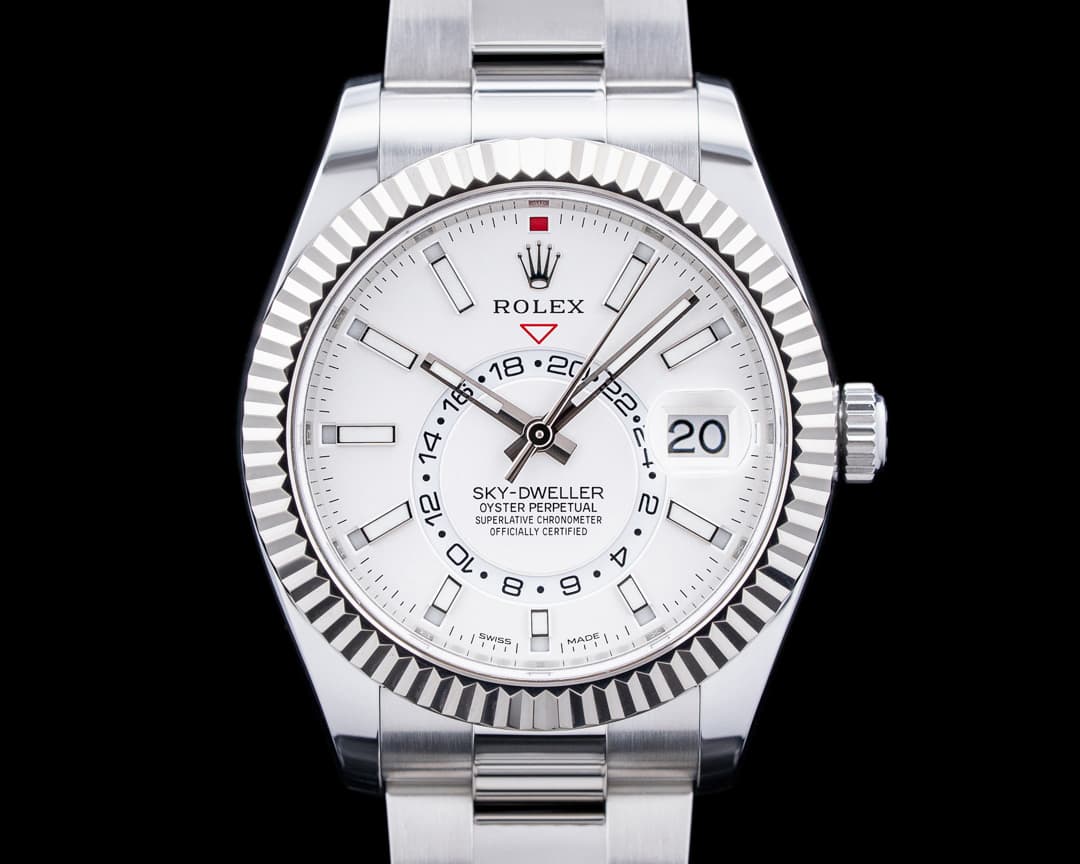 Rolex 326934 Sky-Dweller SS White Dial
