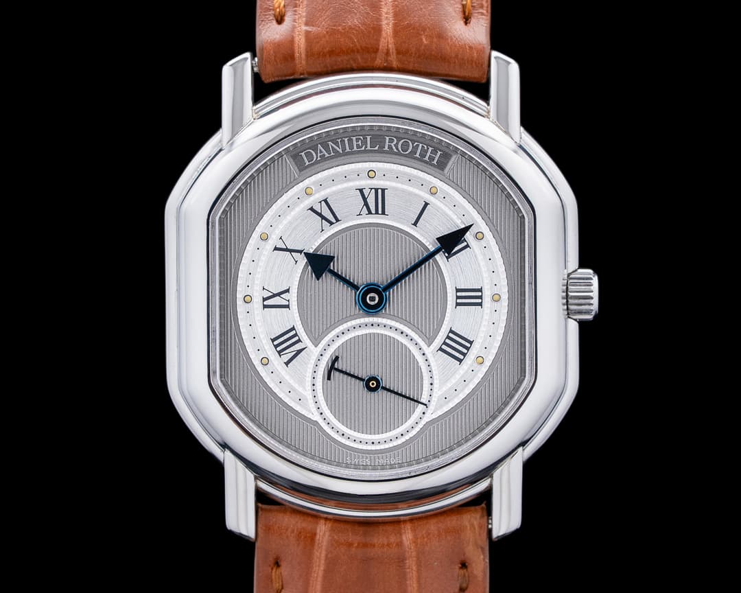 Daniel Roth 207j Seconds at 6 Grey Guilloche Dial SS