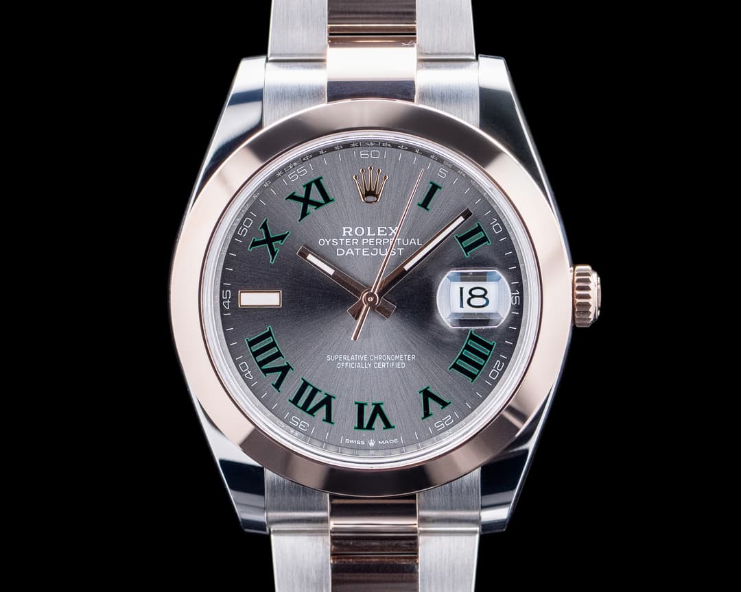 Rolex 126301 Datejust 41 SS / 18K Rose Gold Wimbeldon Dial 2025 UNWORN