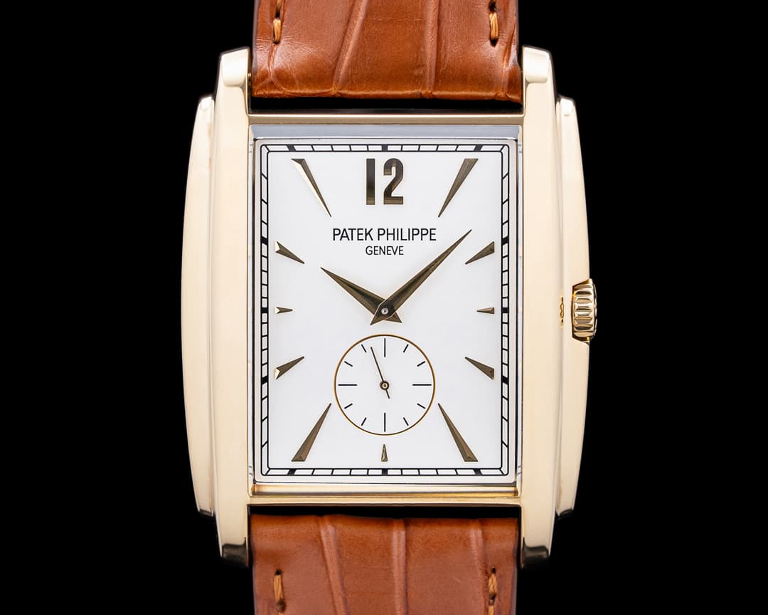 Patek Philippe 5124J Gondolo Manual Wind 18K Yellow Gold Silver Dial