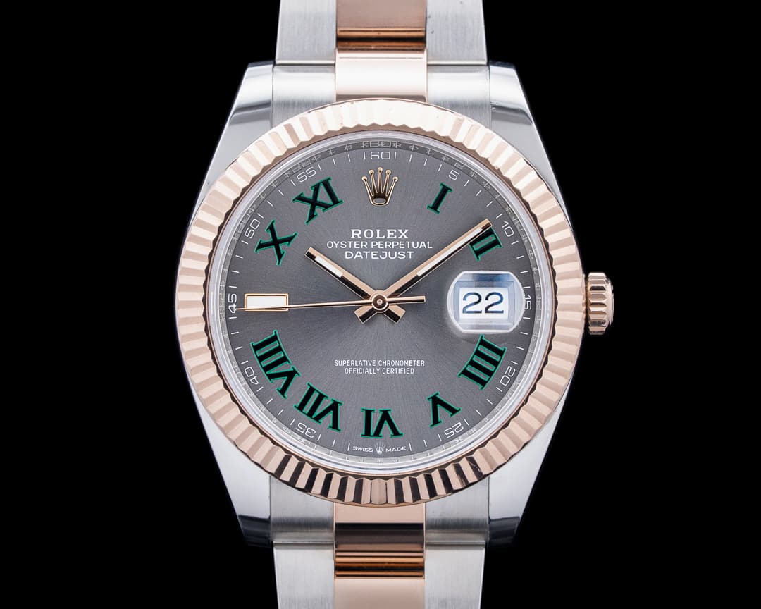 Rolex 126331 Datejust 41 Wimbledon 18K RG / SS "Wimbledon"