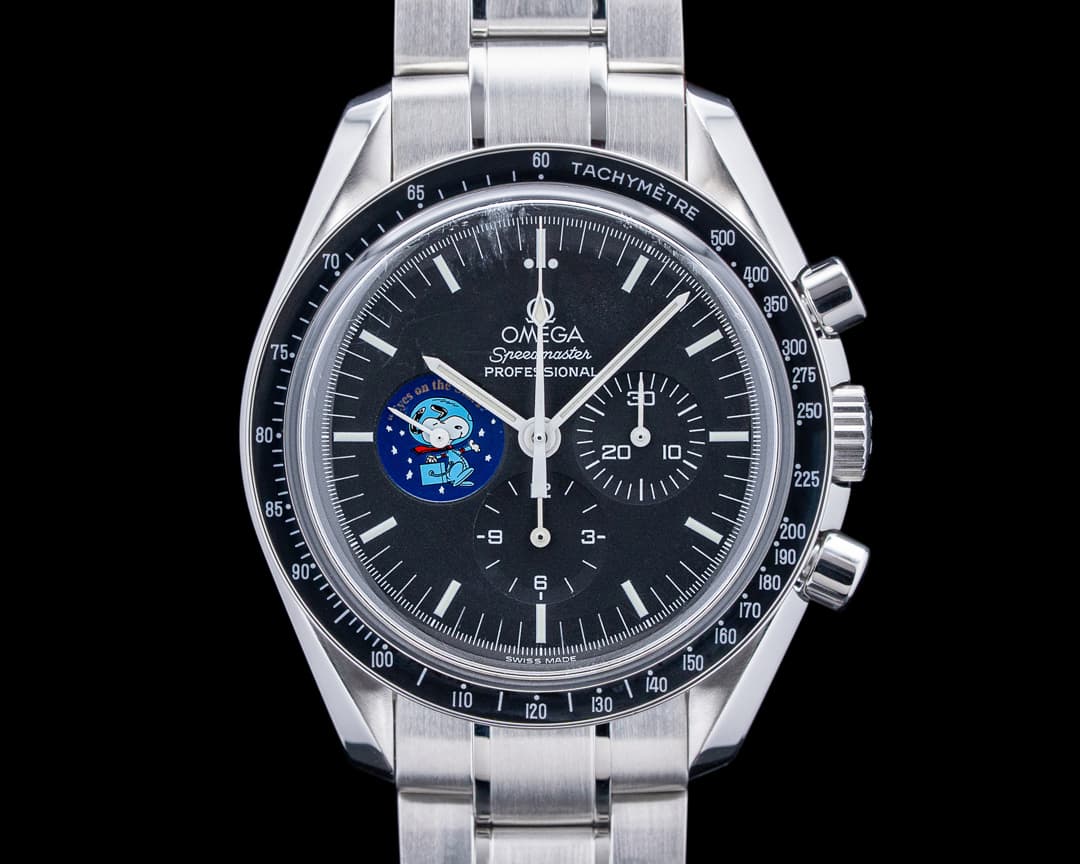 Omega 3578.51.00 Speedmaster Professional Snoopy Award SS Black Dial LIMITED
