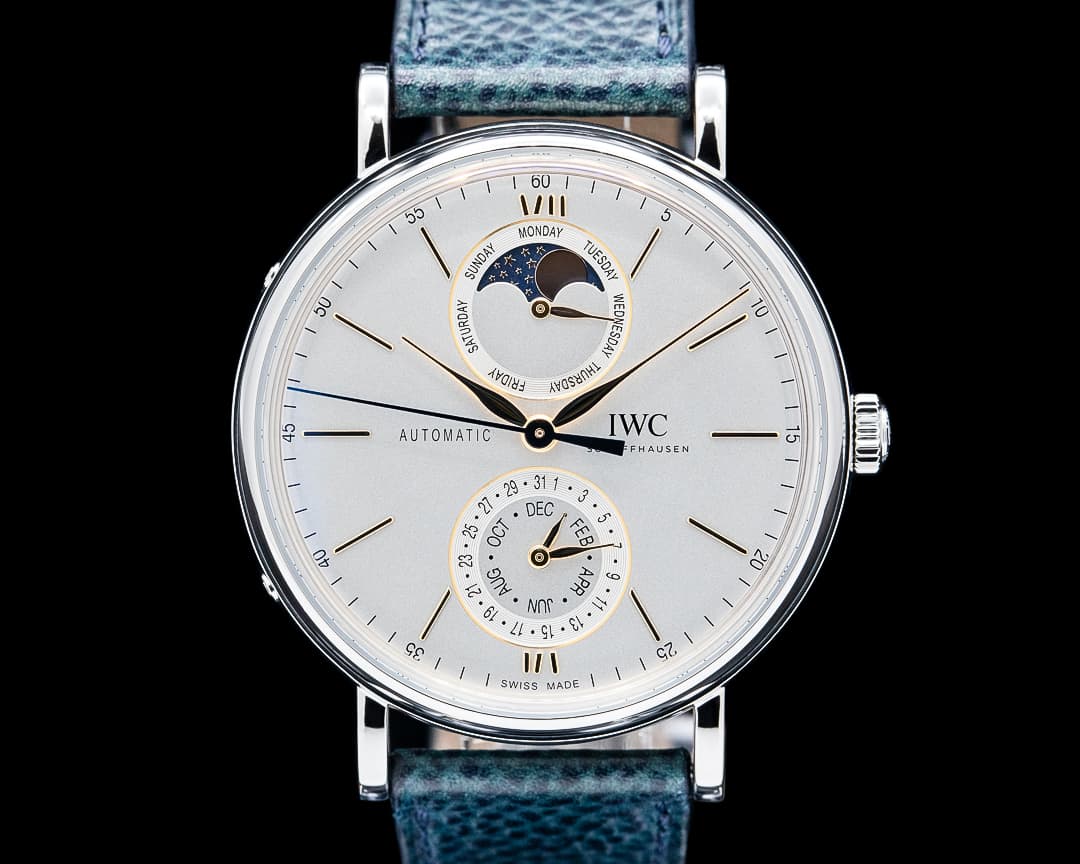 IWC IW359001 Portofino Complete Calendar SS Silver Dial