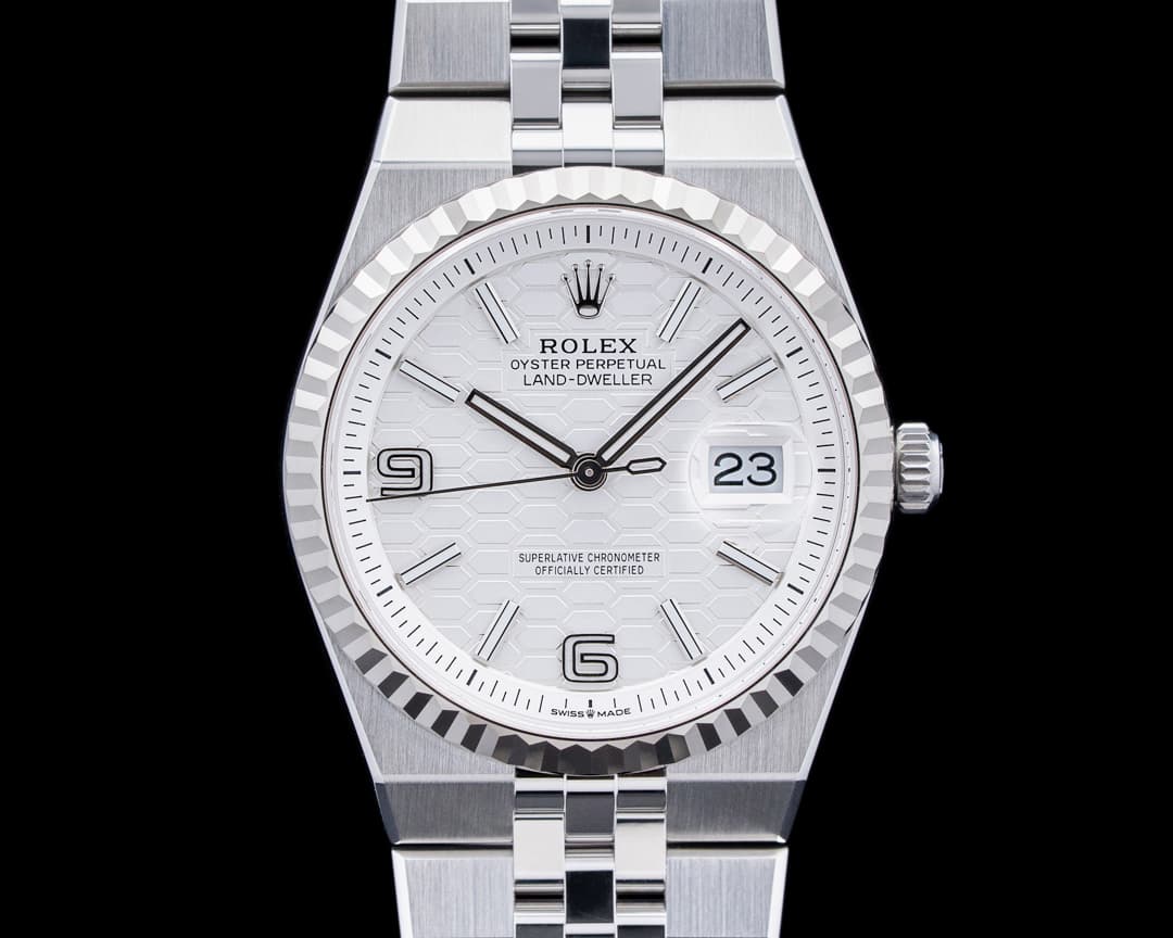 Rolex 127234 Land-Dweller 36MM SS White Dial 2025