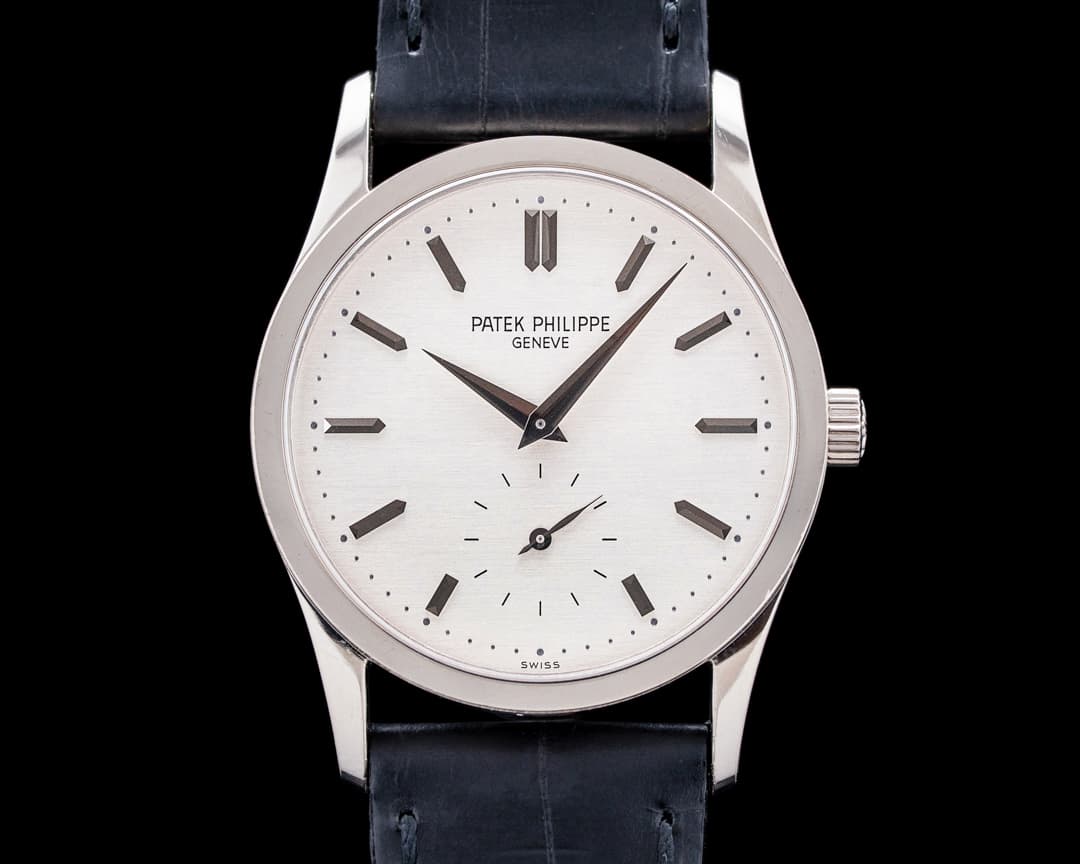 Patek Philippe 3796G Calatrava 18K White Gold Silver Dial