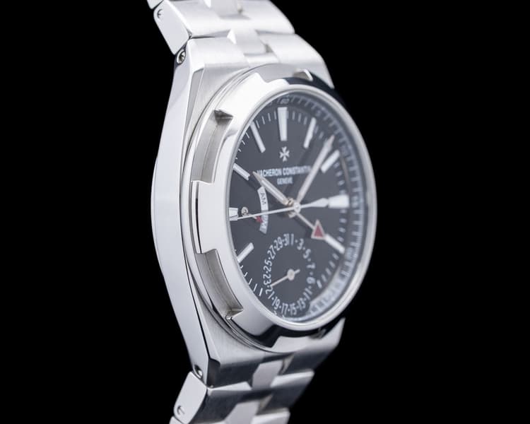 Vacheron Constantin 7900V Overseas Dual Time SS Black Dial 7900V/110A ...