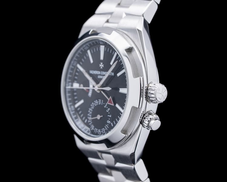 Vacheron Constantin 7900V Overseas Dual Time SS Black Dial 7900V/110A ...