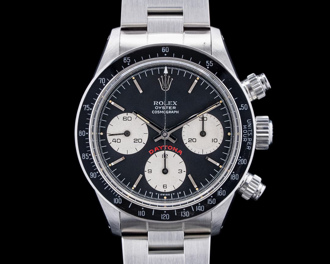 Rolex 6263 Daytona "Big Red" SS Black Sigma Dial Circa. 1978