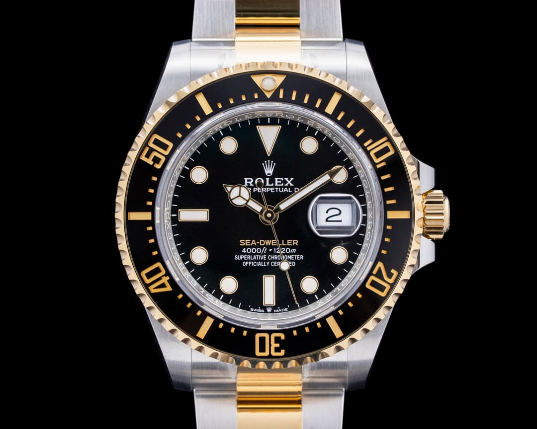 Rolex 126603 Sea-Dweller Oystersteel / 18K Yellow Gold Black Dial UNWORN