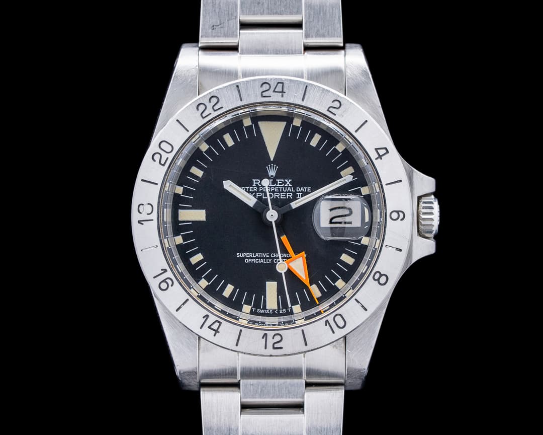 Rolex 1655 Explorer II SS Black Dial Circa. 1984