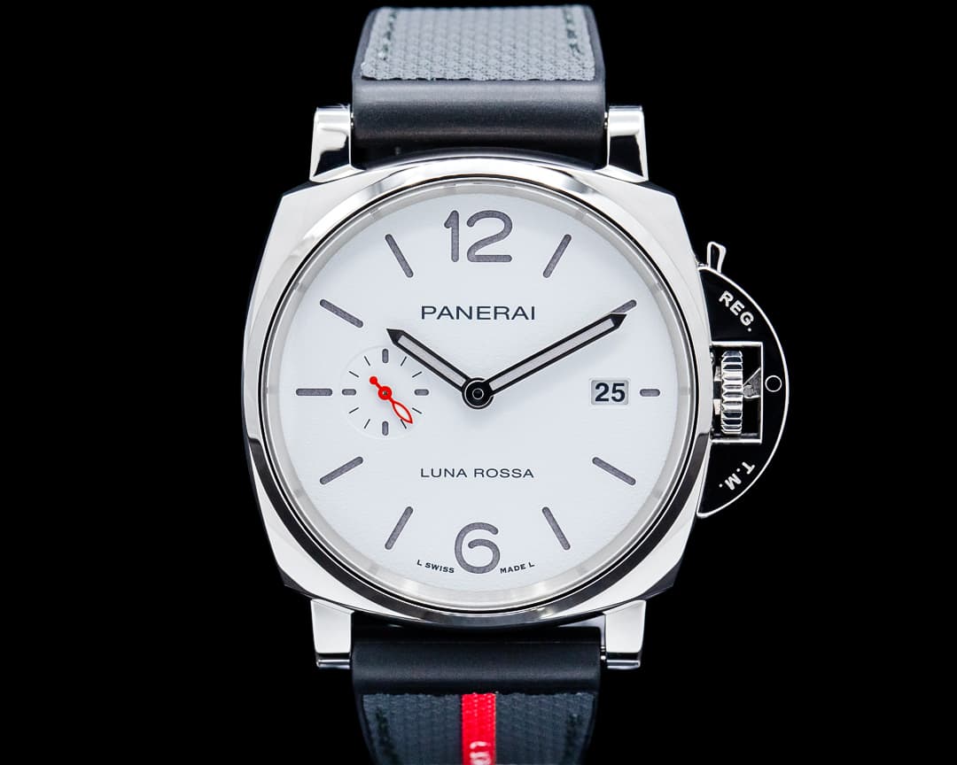 Panerai PAM01381 Luminor Due Luna Rossa 42mm SS White Dial 2024
