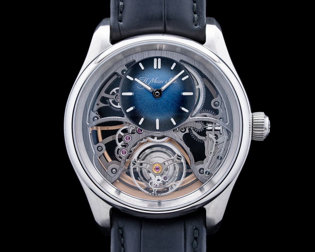H. Moser and Cie. 3811-1200 Pioneer Cylindrical Tourbillon SS Skeleton Dial 2025