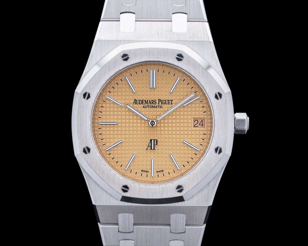 Audemars Piguet 15202BC Royal Oak Jumbo Extra-Thin 18K White Gold Salmon Dial