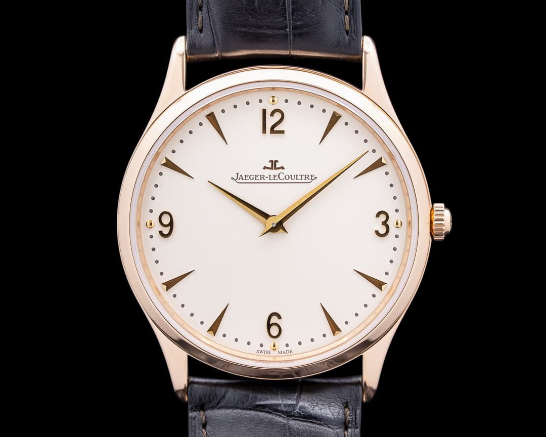 Jaeger LeCoultre Q1342520 Master Ultra Thin 38MM 18K Rose Gold Beige Dial