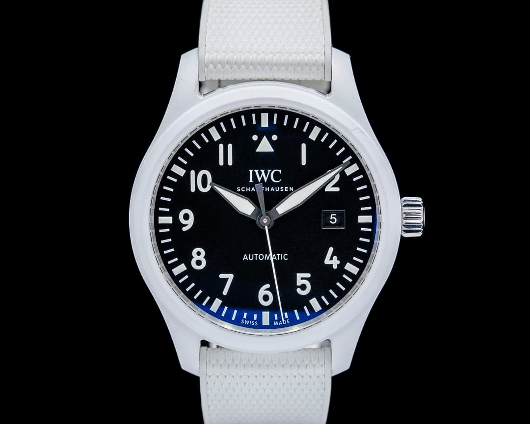 IWC Pilot's Watch Automatic 41 TOP GUN Lake Tahoe Ceramic Black Dial