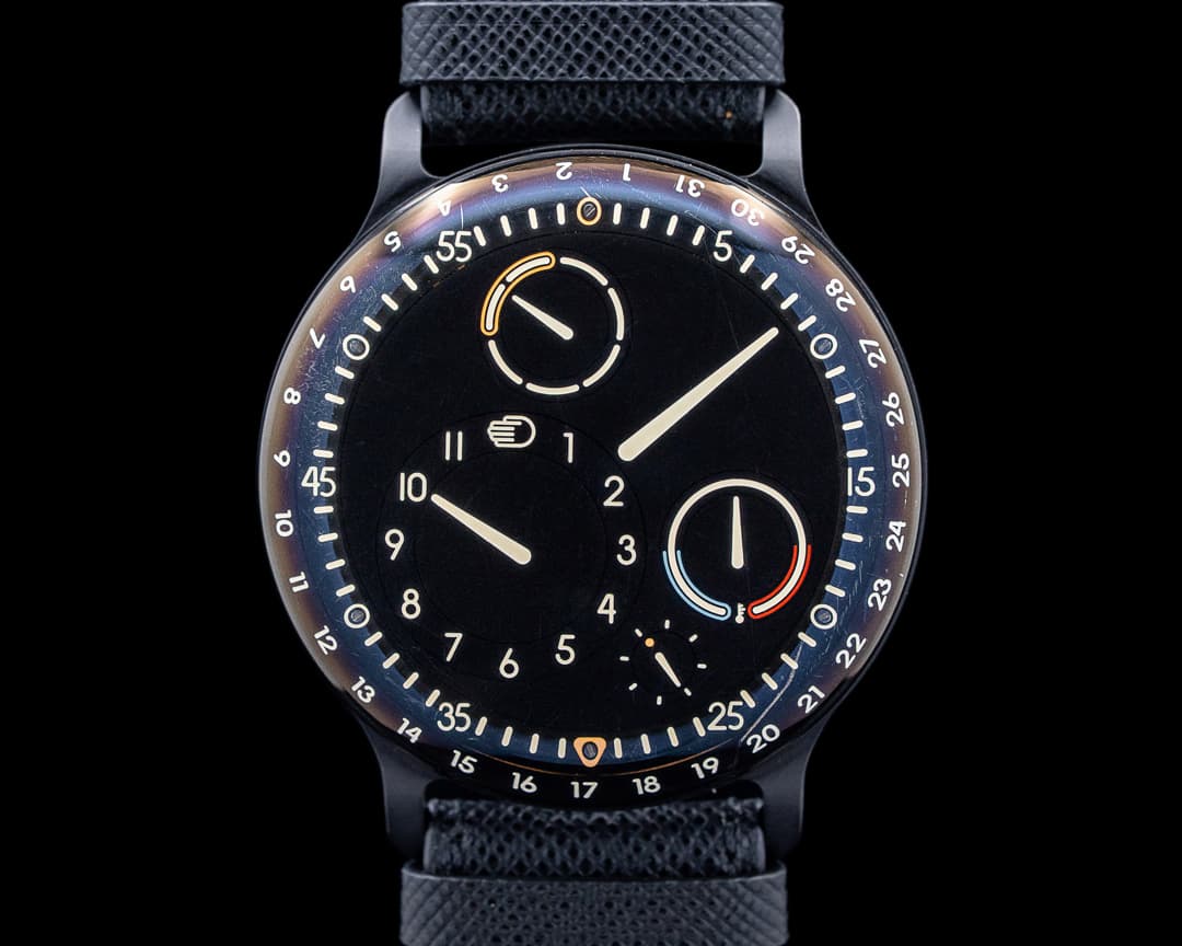 Image of Ressence Type 3 BB2 Black Grade 5 Titanium Black Dial